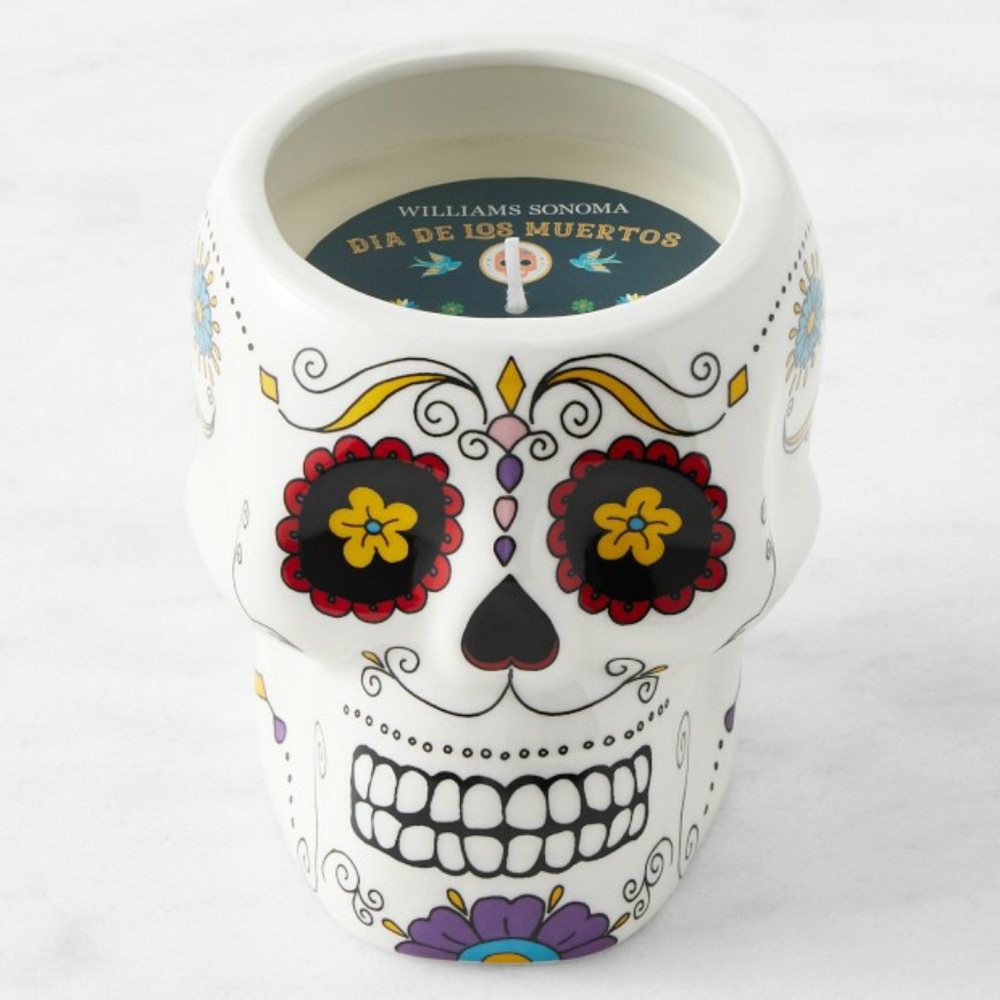 Williams Sonoma Day of the Dead Candle